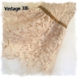 Vintage 316 Cream Lace Sweater